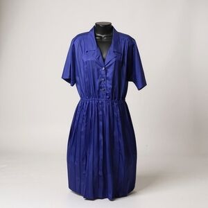 Elegant Blue Women's Dress